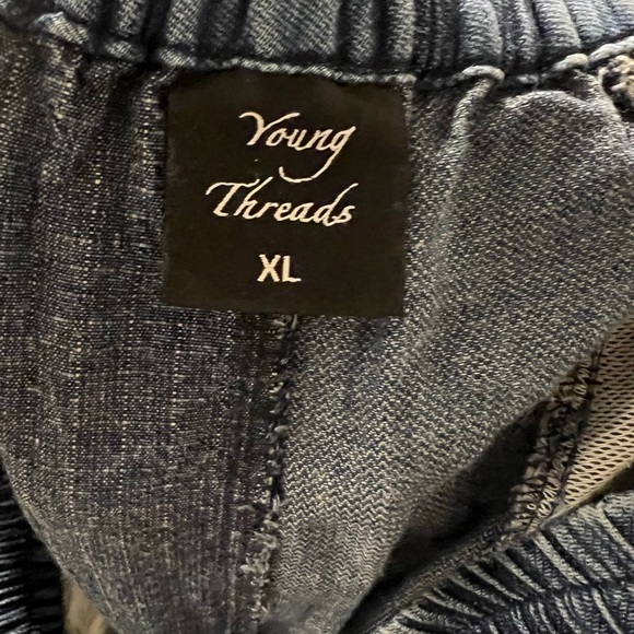 Young Threads boho patchwork pants - Picture 4 of 5